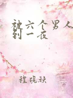 被六个男人躁J到一夜