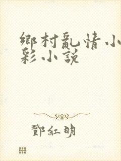 乡村乱情小雷小彩小说