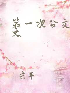 第一次公交车作文