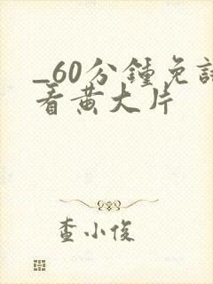 _60分钟免试看黄大片