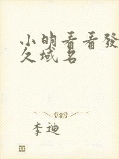 小明看看发布永久域名