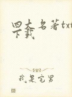 四大名著txt下载