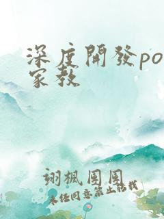 深度开发pop家教