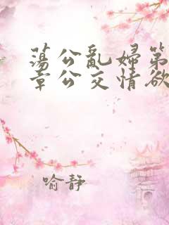 荡公乱妇第69章公交情欲