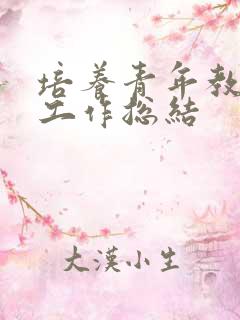 培养青年教师的工作总结