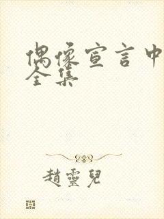 偶像宣言中文版全集