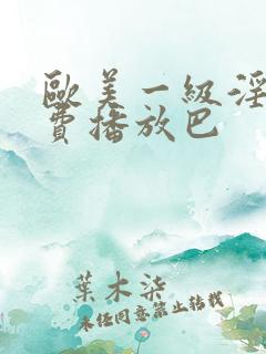 欧美一级淫片免费播放巴