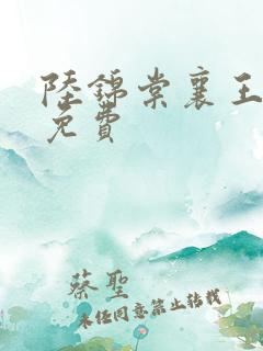 陆锦棠襄王全文免费