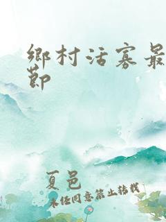 乡村活寡最新章节