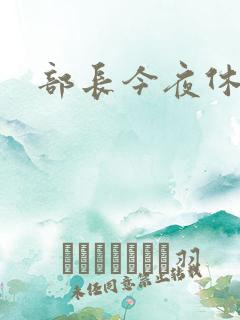 部长今夜休战
