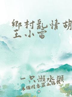 乡村乱情胡英秀王小雷