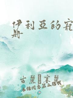 伊利亚的宠物手册