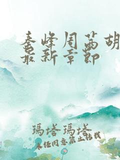 秦峰周茜胡佳云最新章节