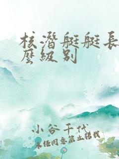 核潜艇艇长是什么级别