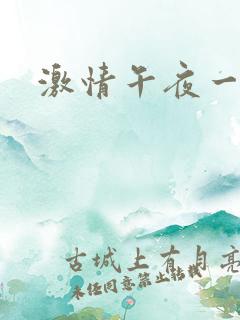 激情午夜一区