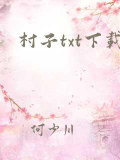 村子txt下载
