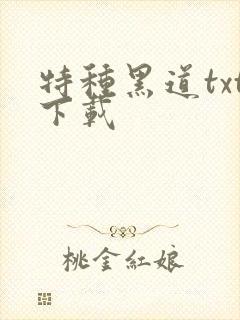 特种黑道txt下载