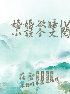 婚婚欲睡1V1小说全文阅读