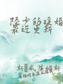 陆少的暖婚新妻最近更新