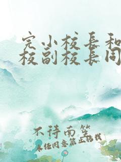 完小校长和中心校副校长同一级吗