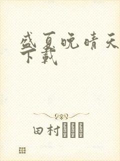 盛夏晚晴天全集下载
