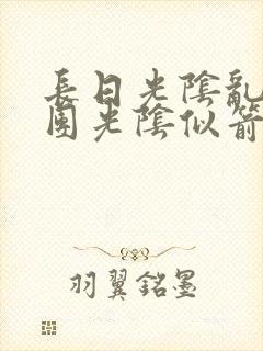 长日光阴乱作一团光阴似箭笔趣阁
