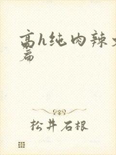 高h纯肉辣文短篇
