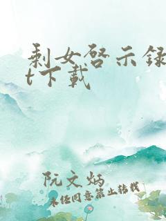剩女启示录txt下载