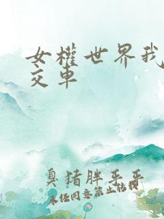 女权世界我是公交车