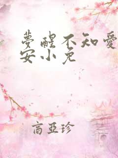 梦醒不知爱欢凉安小免