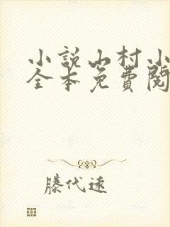 小说山村小农民全本免费阅读
