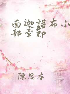南迦诺布小说全部章节
