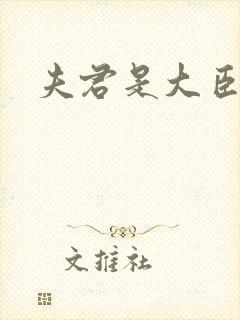 夫君是大臣