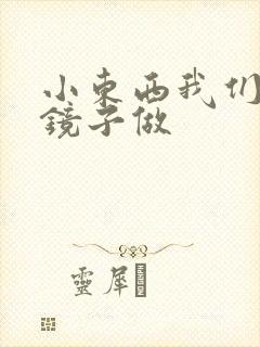 小东西我们对着镜子做