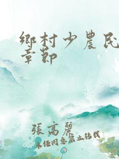 乡村少农民最新章节