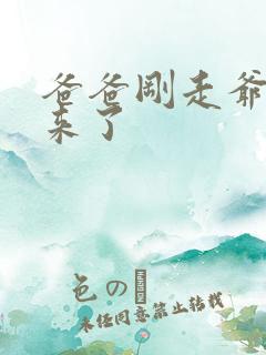 爸爸刚走爷爷就来了