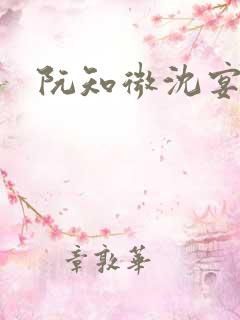 阮知微沈宴电竞