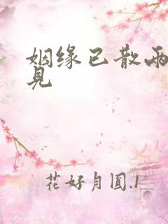 姻缘已散两不相见