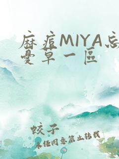 麻痘MIYA忘忧草一区