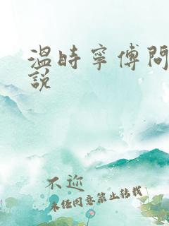温时宁傅问舟小说