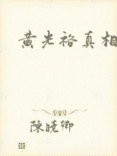 黄光裕真相