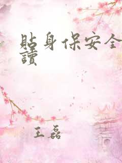 贴身保安全文阅读