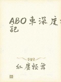 ABO车深度标记