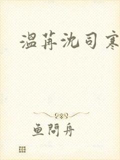 温苒沈司寒