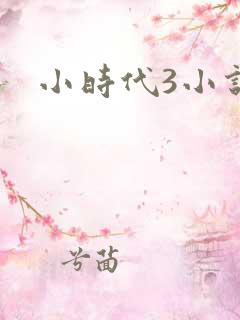 小时代3小说