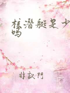 核潜艇是少将级吗