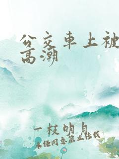 公交车上被强到高潮