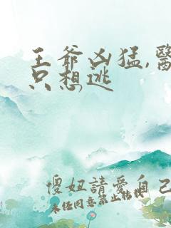 王爷凶猛,医妃只想逃