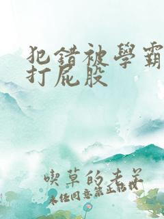 犯错被学霸男友打屁股