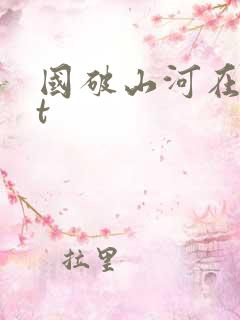 国破山河在txt